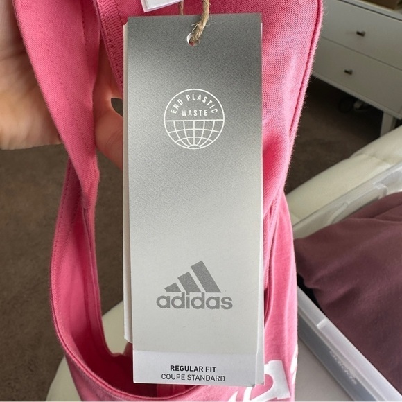 NWT Adidas Pink Racerback Tank - Picture 7 of 11